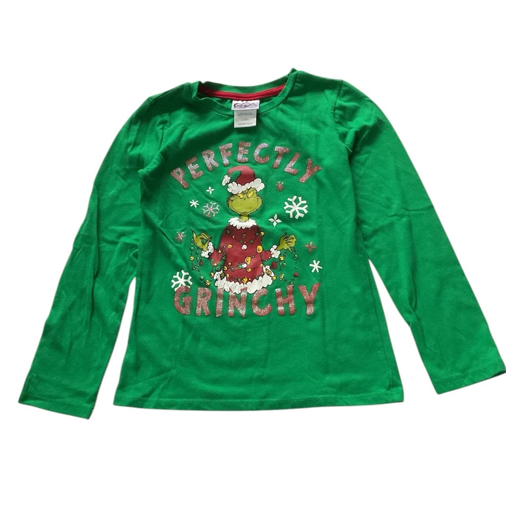 Grinch Holiday Sweatshirt, size 7-8